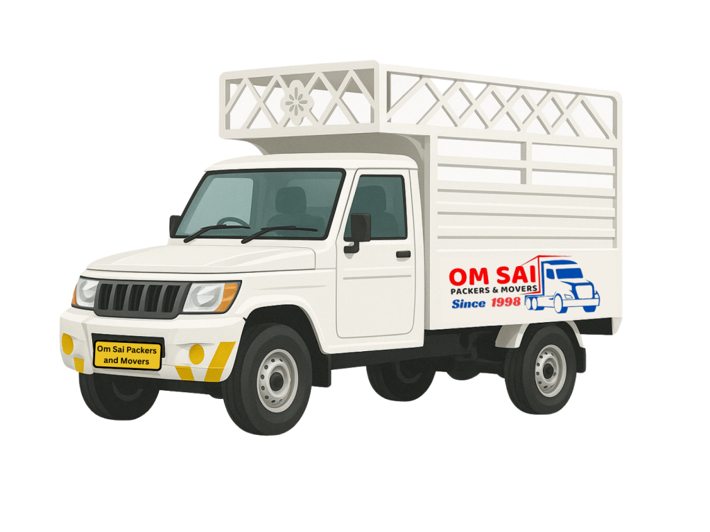 Our work | Om Sai Packers and Movers Vadodara Vehicles for packers movers Vadodara transportation