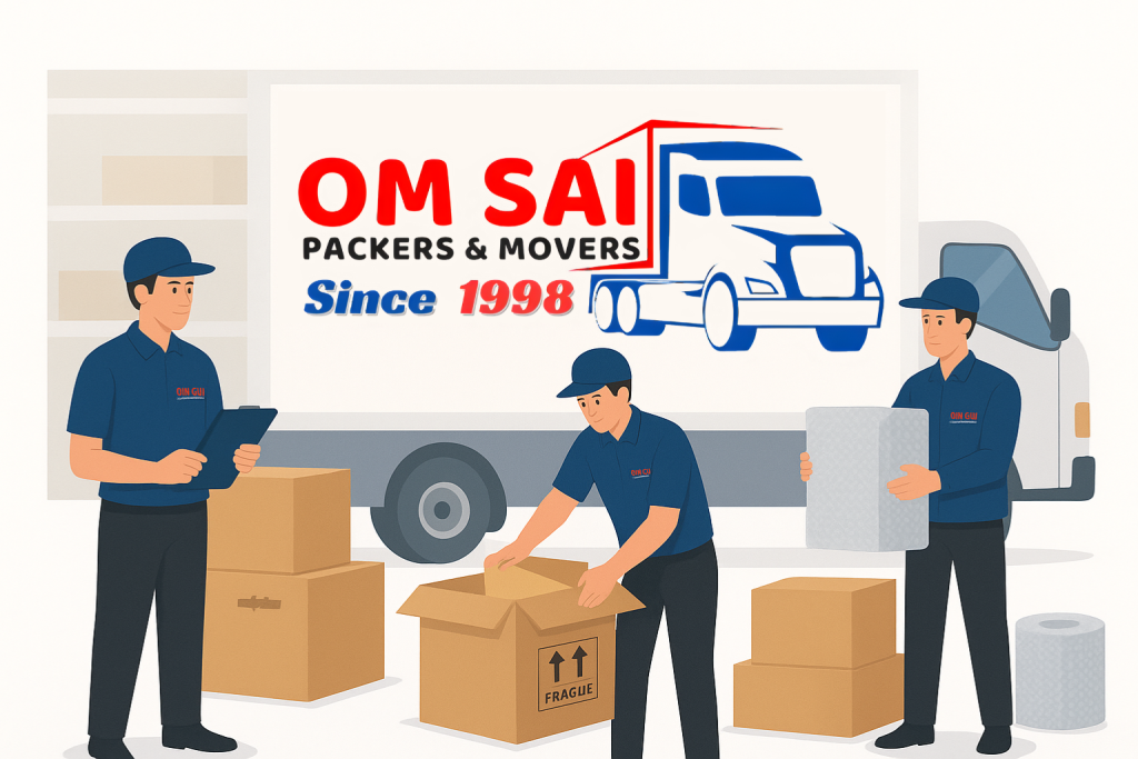 Packing and moving by om sai packers and movers