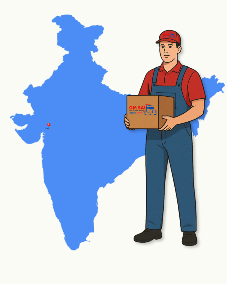 Packers and Movers in Vadodara | Om Sai Packers and Movers Vadodara Location of Packers and movers vadodara
